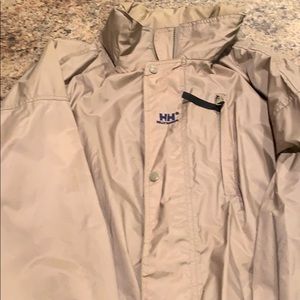 Men’s tan XL rain jacket Helly Hansen
